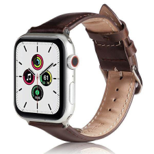 Beline Apple Watch bőr óraszíj 42/44/45/49mm barna okosóra kellék