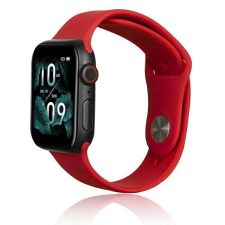 Beline Apple Watch szilikon óraszíj 42/44/45/49mm piros okosóra kellék