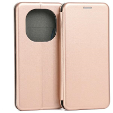 Beline Book Magnetic könyvtok Xiaomi Redmi Note 14 Pro 5G - rózsaarany színű tok és táska