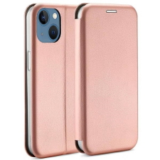 Beline Etui mágneses könyvtok iPhone 15 6,1" rózsaarany tok és táska