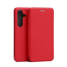 Beline Etui mágneses könyvtok Samsung S24 S921 piros tok és táska
