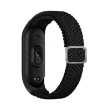 Beline óraszíj Mi Band 3/4 szövet fekete okosóra kellék