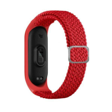 Beline óraszíj Mi Band 7/6/5 szövet piros okosóra kellék