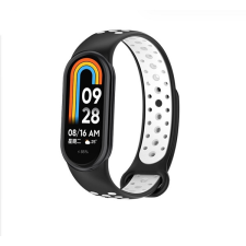 Beline óraszíj Mi Band 8 design fekete-fehér okosóra kellék