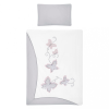 Belisima 5-részes ágyneműhuzat Belisima Butterfly 100/135 szürke