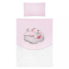 Belisima 5-részes ágyneműhuzat Belisima LOVE 100/135 rózsaszín babaágynemű, babapléd