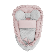 Belisima | Belisima Mouse | Babafészek paplannal kisbabák számára Minky Belisima Mouse rózsaszín | Rózsaszín | babafészek