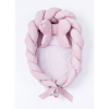 Belisima Fonott babafészek kisbabák számára Velvet Belisima pink
