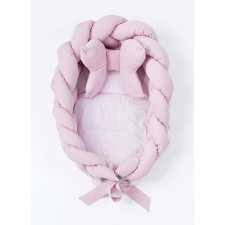 Belisima Fonott babafészek kisbabák számára Velvet Belisima pink babafészek