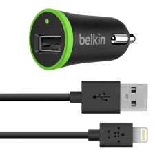 Belkin Apple Lightning autós töltő fekete (F8J026bt04-BLK) (F8J026bt04-BLK) mobiltelefon kellék