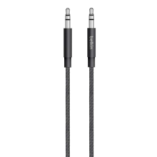 Belkin AV10164BT04-BLK Jack kábel 1.2m (3.5mm Jack apa - 3.5mm Jack apa) kábel és adapter