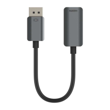 Belkin AVC011btSGY-BL 0,22 M DisplayPort HDMI Fekete kábel és adapter