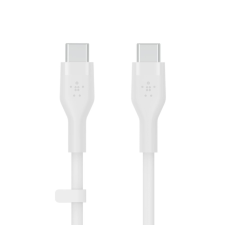 Belkin BOOST CHARGE Flex USB-C - USB-C kábel 1m fehér (CAB009bt1MWH) (CAB009bt1MWH) kábel és adapter