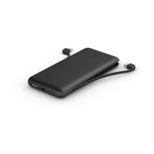 Belkin Boost Charge Plus USB-C Power Bank 10000mAh, beépített kábellel fekete (BPB006btBLK) power bank