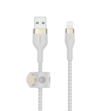 Belkin BOOST CHARGE PRO Flex USB-A - Lightning kábel 1m fehér (CAA010bt1MWH) (CAA010bt1MWH) kábel és adapter