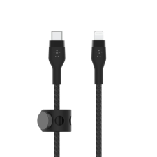 Belkin BOOST CHARGE PRO Flex USB-C - Lightning kábel 1m fekete (CAA011bt1MBK) (CAA011bt1MBK) kábel és adapter