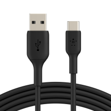 Belkin BOOST↑CHARGE™ USB-C apa - USB-A apa Adat- és töltőkábel 1m - Fekete kábel és adapter