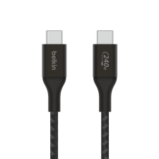 Belkin Boost Charge USB-C apa - USB-C apa 2.0 Adat és töltő kábel - Fekete (1m) kábel és adapter