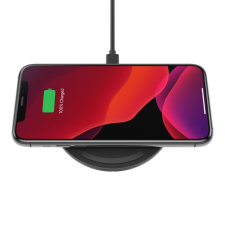 Belkin Boost Charge vezeték nélküli wireless gyorstöltő, + microUSB kábel, 10W, fekete mobiltelefon kellék