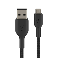 Belkin BoostCharge USB-A apa - MicroUSB-B apa 2.0 Adat és töltő kábel - Fekete (1m) (CAB007BT1MBK) kábel és adapter