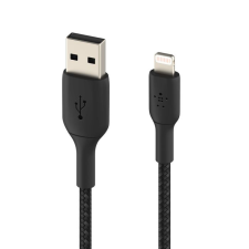 Belkin Braided Lightning to USB-A Cable 0,15m Black kábel és adapter