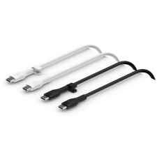 Belkin CAB009BT1MBW2PK USB kábel 1 M USB C Fekete, Fehér kábel és adapter