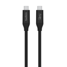 Belkin Connect USB Type-C apa - USB Type-C apa Adat és töltő kábel - Fekete (0.8m) kábel és adapter