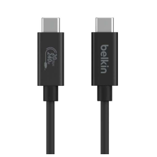 Belkin INZ004BT2MBK USB kábel USB4 Gen 2x2 2 M USB C Fekete kábel és adapter