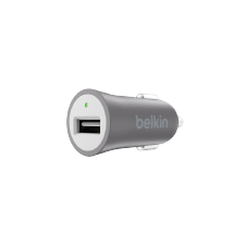 Belkin Mixi Up autós töltő, szürke, USB, 1 aljzat, 2,4A autós kellék