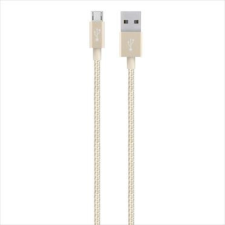 Belkin MIXIT Metallic Micro-USB - USB adat/töltőkábel 1.2m arany (F2CU021bt04-GLD) kábel és adapter
