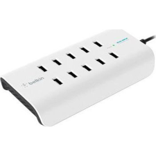 Belkin Rock-Star Hálózati 10xUSB töltőállomás 120W Fehér (B2B139VF) mobiltelefon kellék