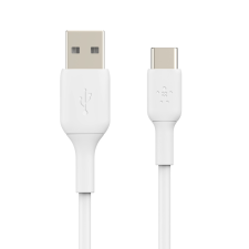 Belkin USB-C apa - USB-A apa Adat- és töltőkábel 3m - Fehér (CAB001BT3MWH) kábel és adapter