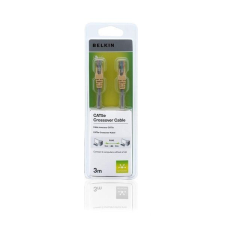 Belkin UTPCat5e Cross kábel 3m (F3X126CP03MGYYM) kábel és adapter