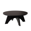  BELL kerek dohányzóasztal Ø68 cm Fekete