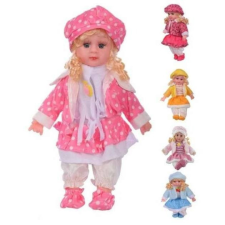 Bella baba magyarul éneklő, óriás szempillával - 52 cm játékfigura