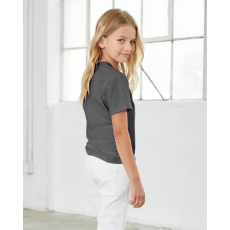 Bella+Canvas Gyerek rövid ujjú póló Bella Canvas Youth Jersey Short Sleeve Tee L, Fehér