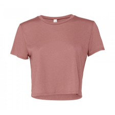 Bella+Canvas Női rövid ujjú póló Bella Canvas Women&#039;s Flowy Cropped Tee XL, Mályva női póló