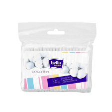 BELLA Fültisztító Cotton Utántöltő, papírszárral (100 db/cs) babaápolási kellék