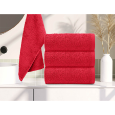  Bella piros gyermek törölköző 30x50 cm, 100% pamut lakástextília