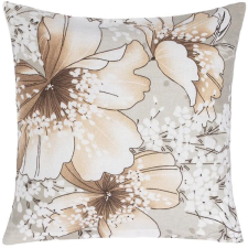 Bellatex 12/314 párnahuzat, 40×40 cm, kávészínű hibiszkusz lakástextília