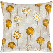 Bellatex 55/129 párnahuzat, 45×45 cm, aranyszínű karácsonyi gömb (11737) lakástextília