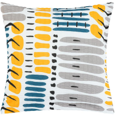 Bellatex 80/163 párnahuzat, 40×40 cm, kék-sárga csíkos (11747) lakástextília