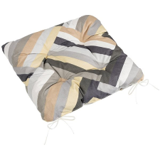 Bellatex Adéla 41/231 steppelt 40 × 40 cm, csíkos szürke, bézs lakástextília