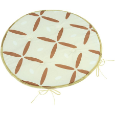 Bellatex Adéla 79/239 kerek sima, átmérő 40 cm, keresztek, barna lakástextília