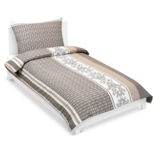 Bellatex ágynemű, pamut 90 / 368, kávé minta, 140 × 220, 70 × 90 (12789) lakástextília