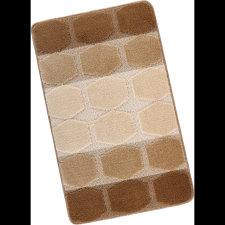 Bellatex Bany pattern 60 × 100 cm 760/016 honeycomb beige (11922) lakástextília