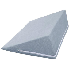 Bellatex Ék alakú párna 2005/044 80×50×20 cm - frottír, kékesszürke lakástextília