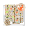 Bellatex Ella állatok az erdőben gyermek takaró,100 x 150 cm
