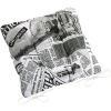 Bellatex EMA 41/566 steppelt, 40 × 40 cm, Újság fekete és fehér