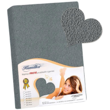 Bellatex frottír lepedő, 120×200 cm, sötétszürke (7323) lakástextília